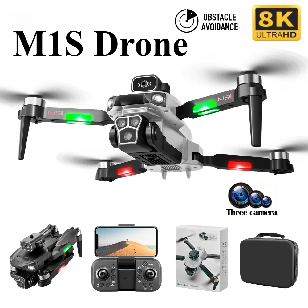 Jjrc Drone X12 - M1S 드론 8K 전문가용 트리플 카메라