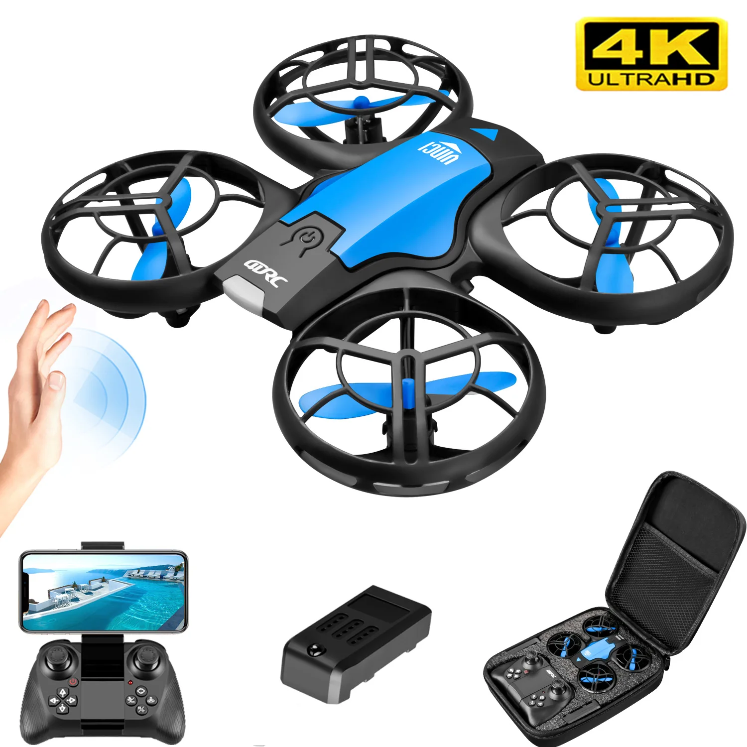 V8 신형 미니 드론 4K 프로페셔널 HD 1080P  - Drone Battery Case 리뷰 및 가격