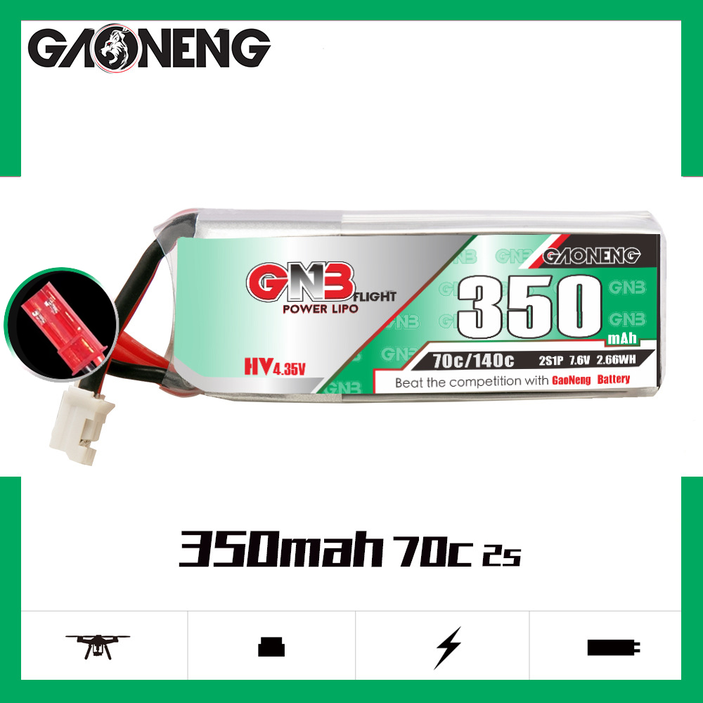 GAONENG GNB 2S 7.6V 350mAh 70C - Drone Battery Lipo 리뷰 및 가격